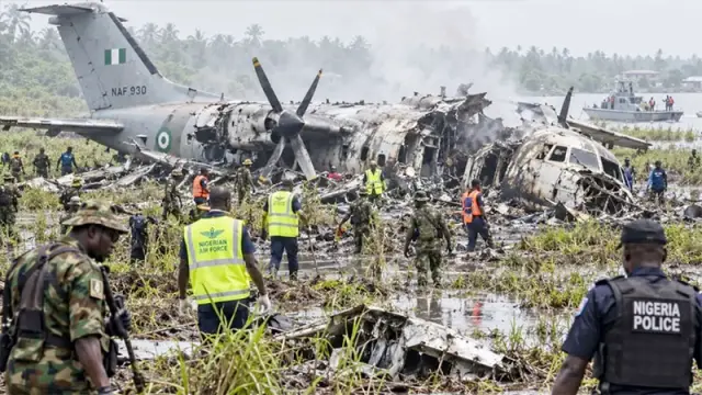 নাইজেরিয়ায় সামরিক বিমান বিধ্বস্ত, ৩২ জন যাত্রী-ক্রুর সবাই নিহত