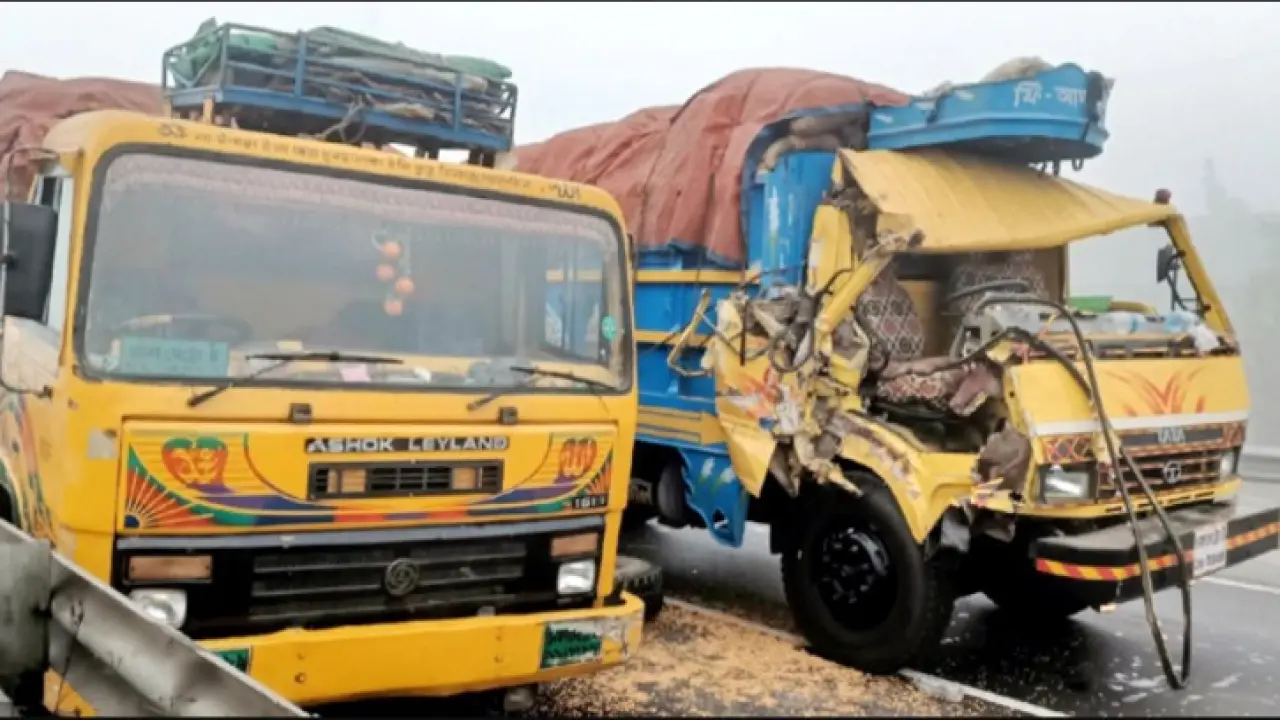কুয়াশার কারণে সড়ক দুর্ঘটনা, নিহত ১