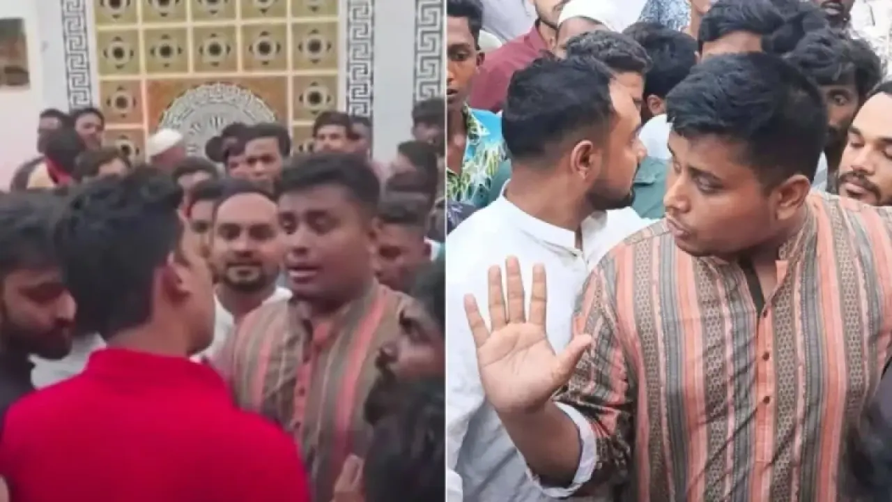 সাবেক মেয়র মনজুরের বাসায় গিয়ে তোপের মুখে হাসনাত আবদুল্লাহ