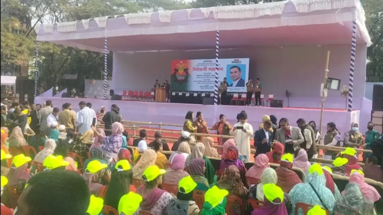 সিলেটের আলিয়া মাদ্রাসা মাঠ কানায় কানায় পূর্ণ